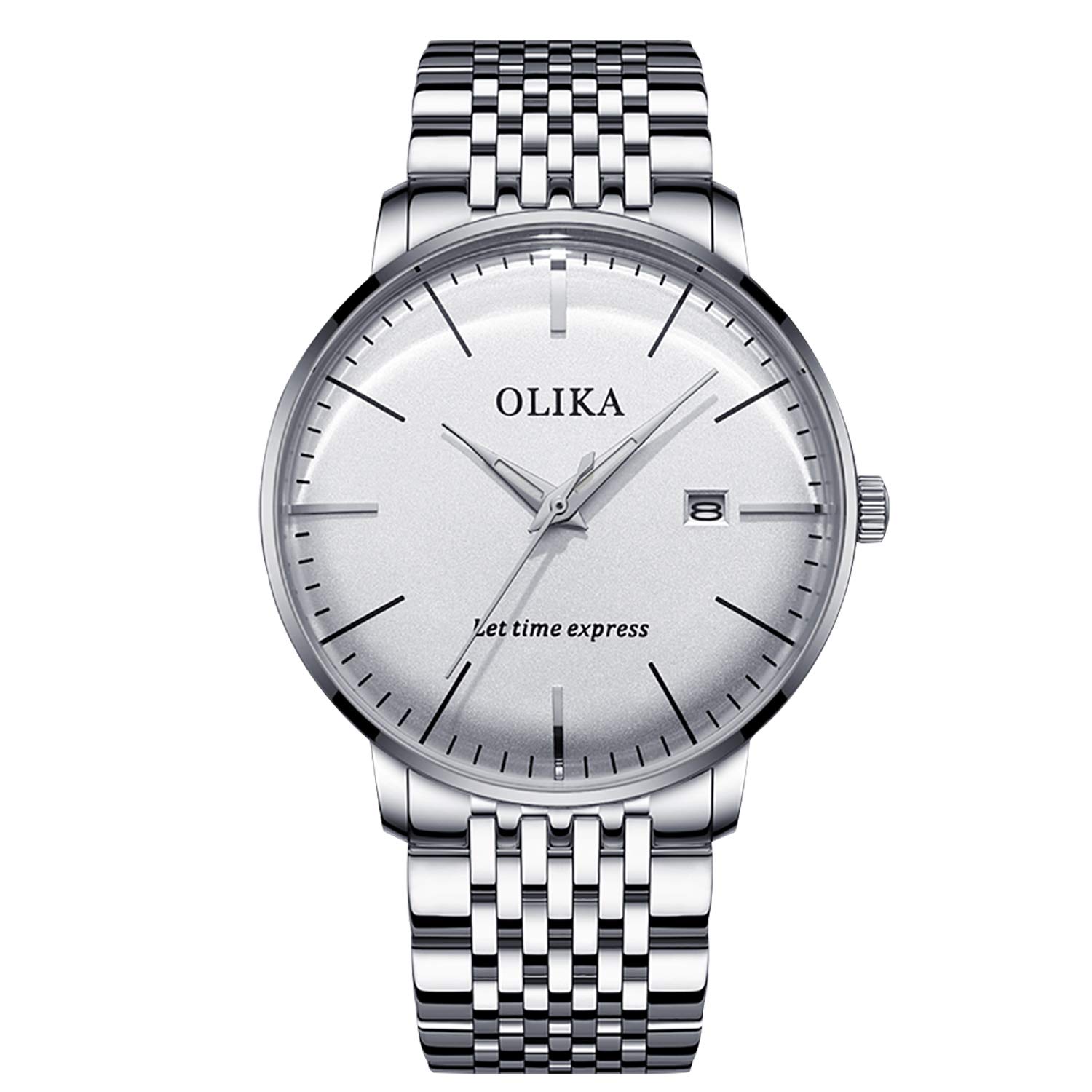 RORIOS Casuale Orologio Uomo Cronografo Luminoso Orologio da Polso