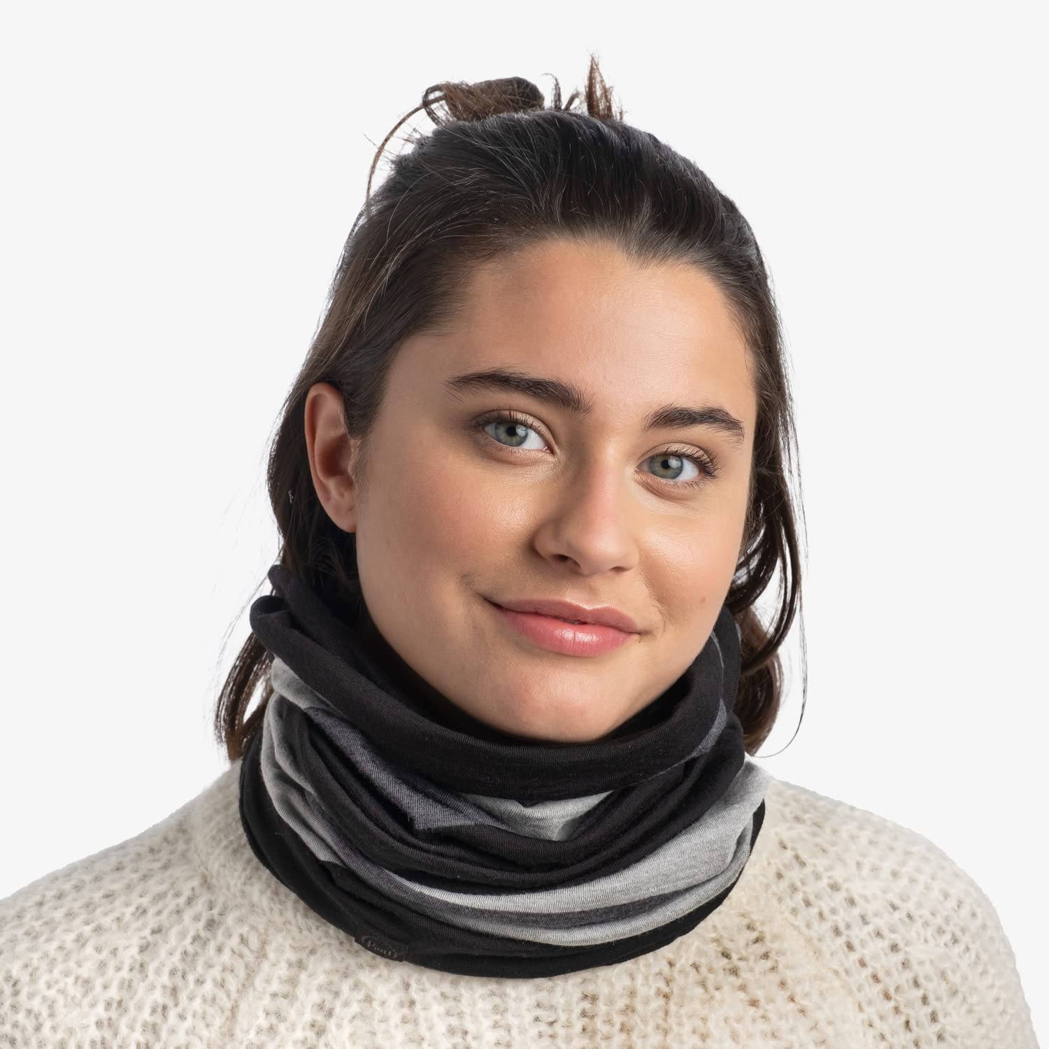 Buff Graphite Merino Wollmütze Lightweight