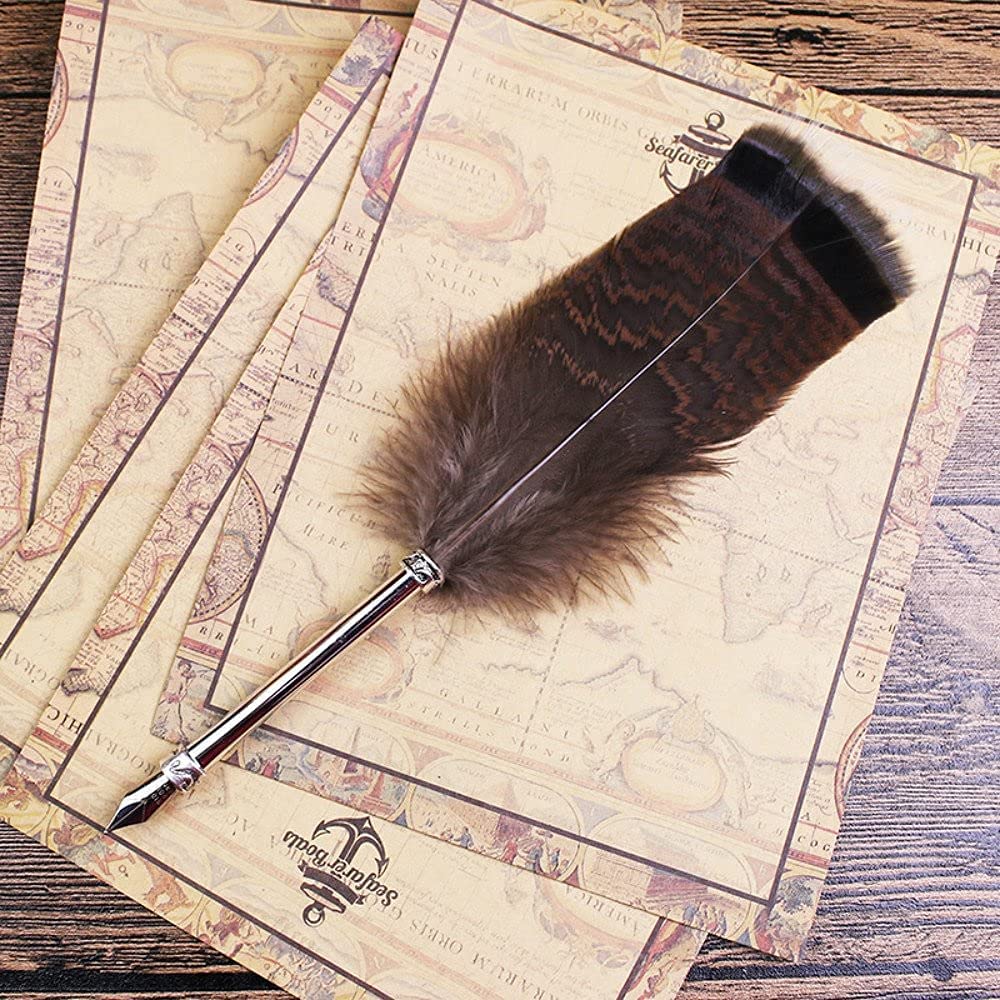 Federstift-Set Mit Tinte – Kalligraphie-Feder Für Harry Potter Fans, Eulen-Feder Design