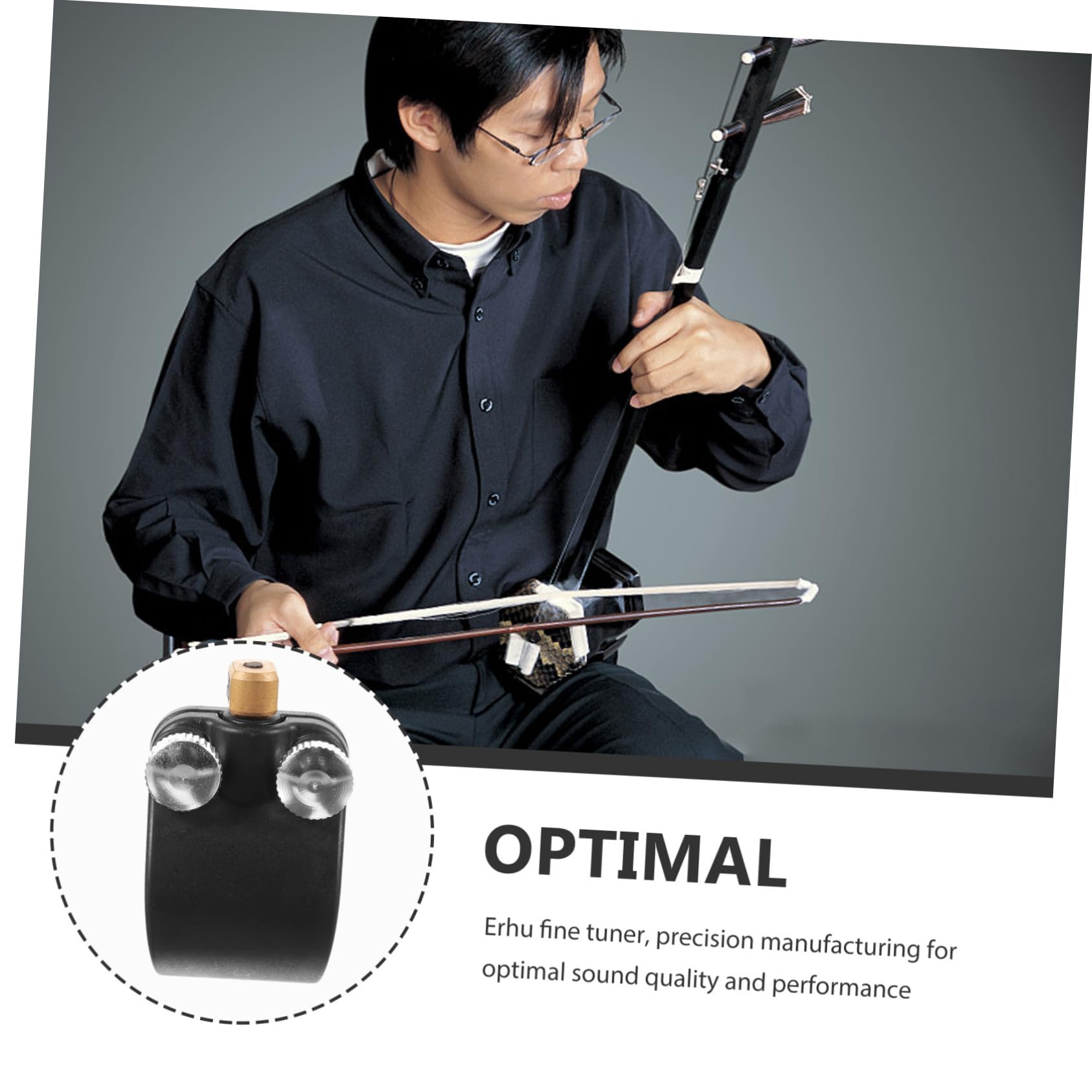 Yardwe Erhu Regolatore Corde per Strumenti Musicali Cinesi Accessorio Multifunzionale con per Suono Ottimale e Facile Installazione