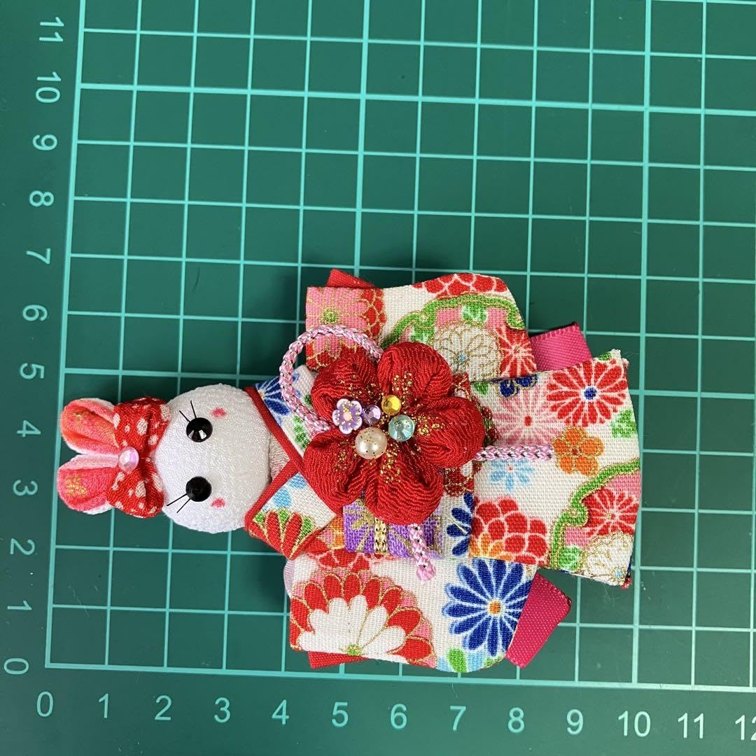 つまみ細工　うさぎの姉妹 Amazon.co.jp: 7407-1 つまみ細工姉妹うさぎちゃん : DIY・工具