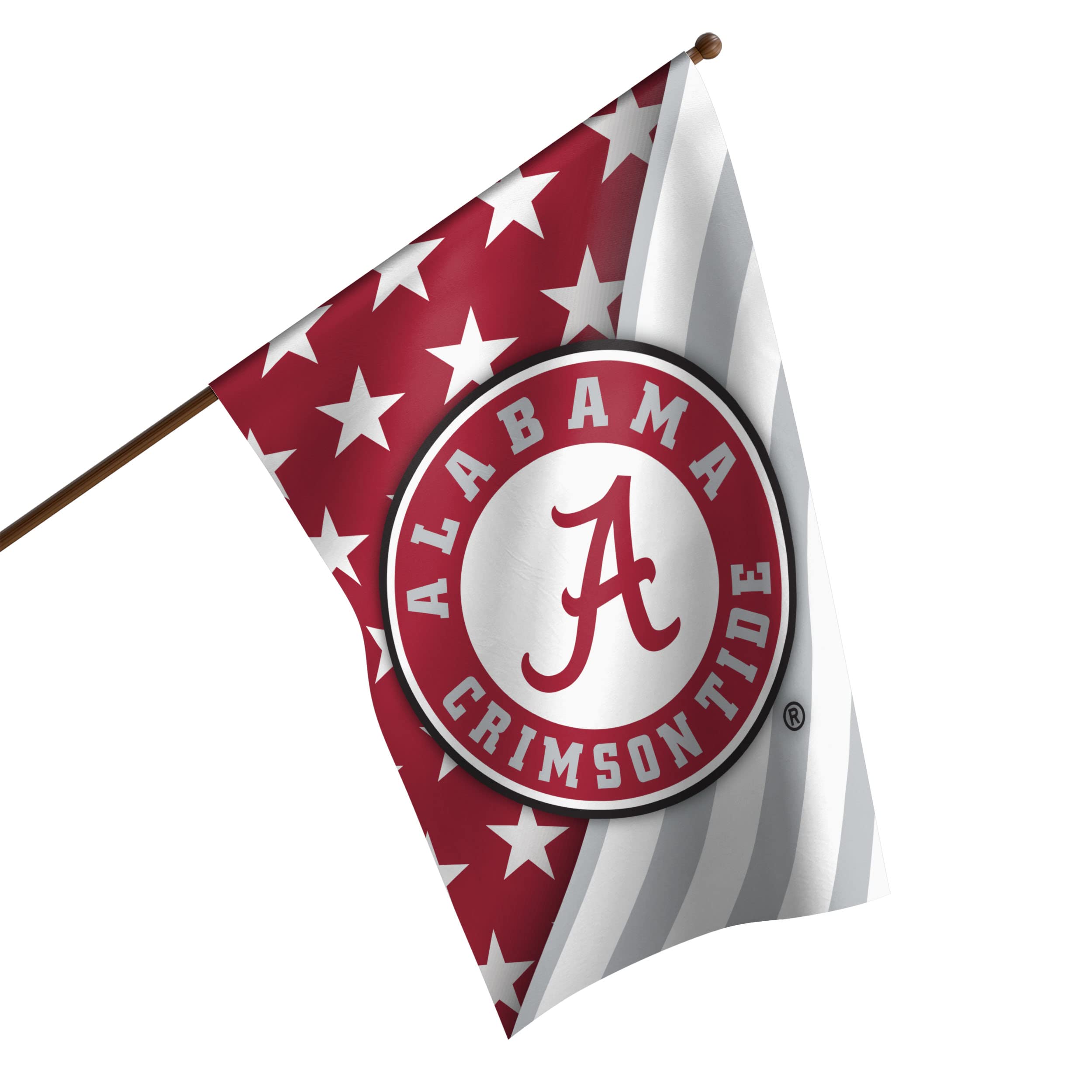 FOCO NCAA Unisex-Adult NCAA College Double Sided Team Logo Vertical Flag (40" x 28")