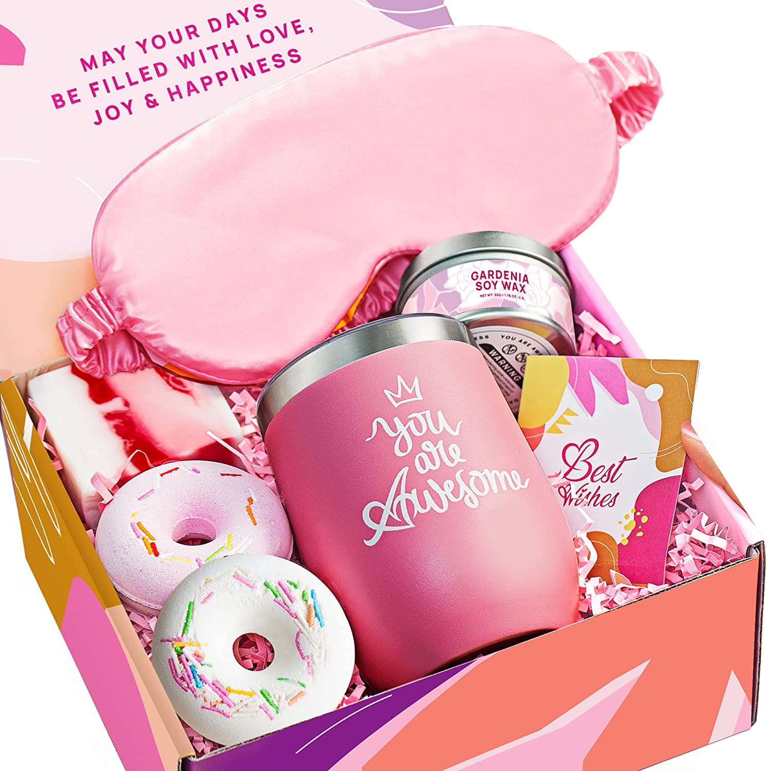 Handmade Birthday Gifts for Women, Enchanting Spa Gift Baskets for Women,Best Mother