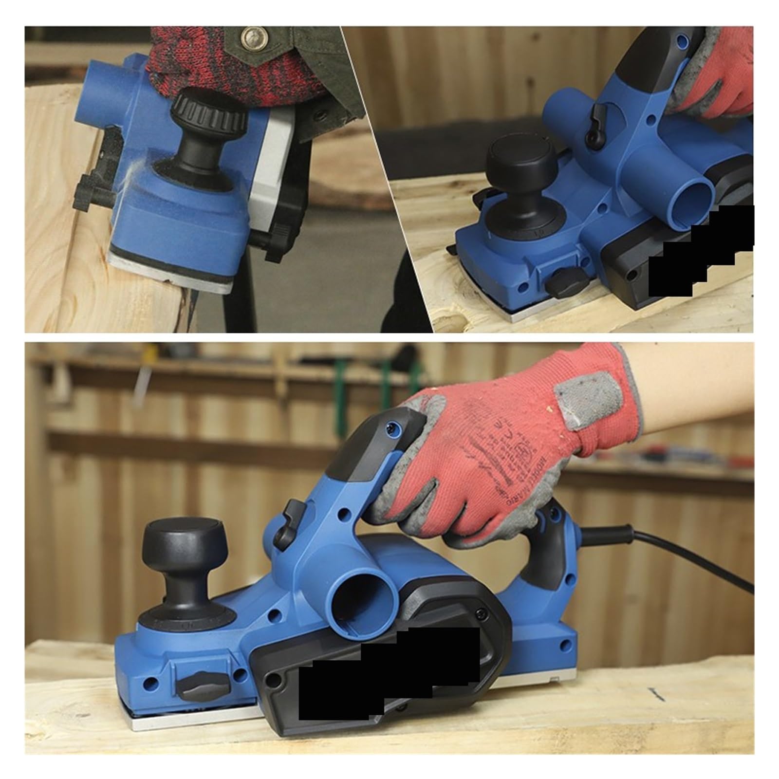 Strug elektryczny, ręczny strugarka elektryczna, Strugarka elektryczna 750W 17000RPM silnik elektryczny router trymer maszyna do cięcia drewna narzędzie do obróbki drewna dla majsterkowiczów domowych