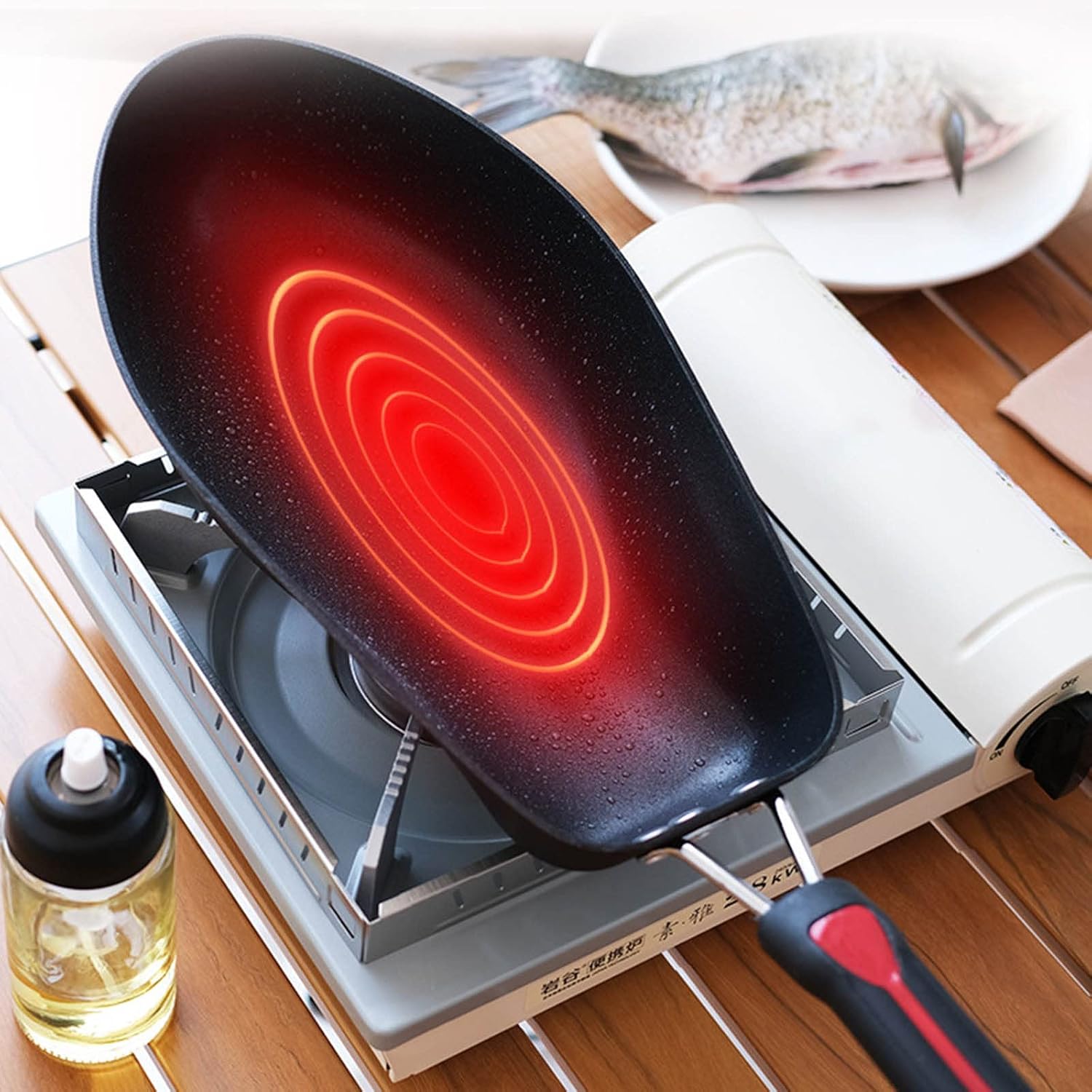 Frying Pans Non-Stick Fish Shaped Steak Omelets Egg Aluminum Alloy for Induction Stove Steak Pan