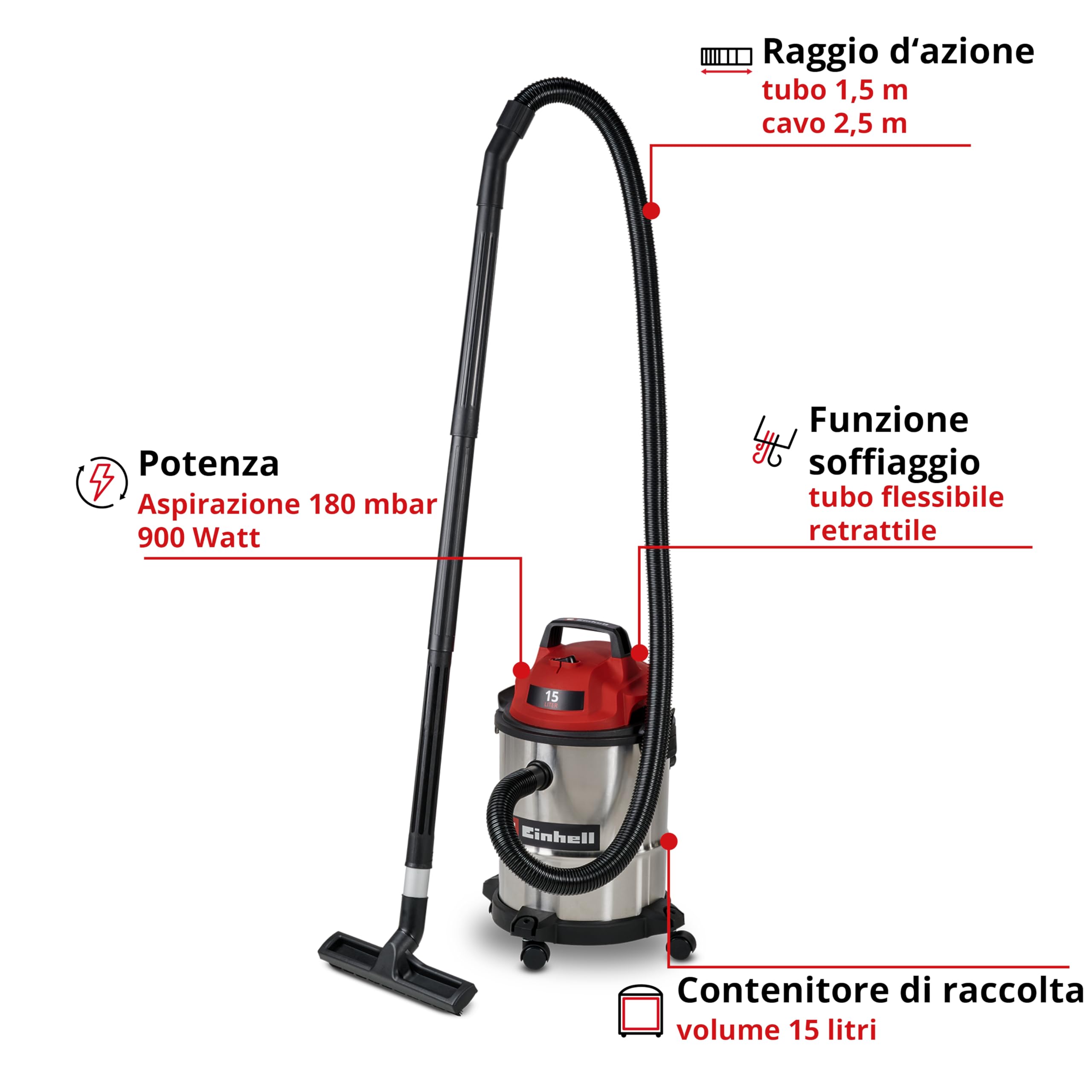 Einhell Original Rullo per scarificatore GC-SC/SA 1231
