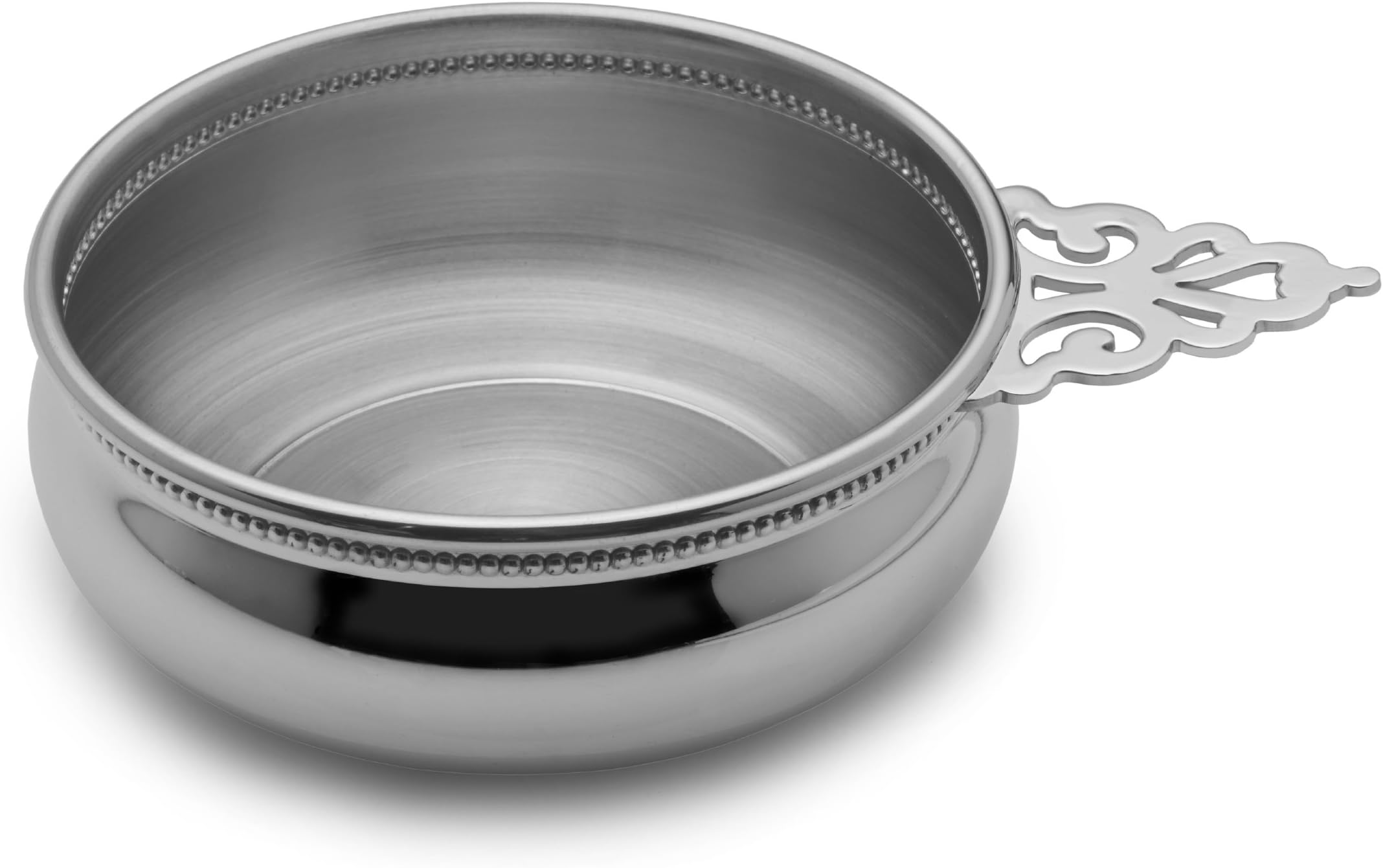 EmpireBeaded Pewter Porringer