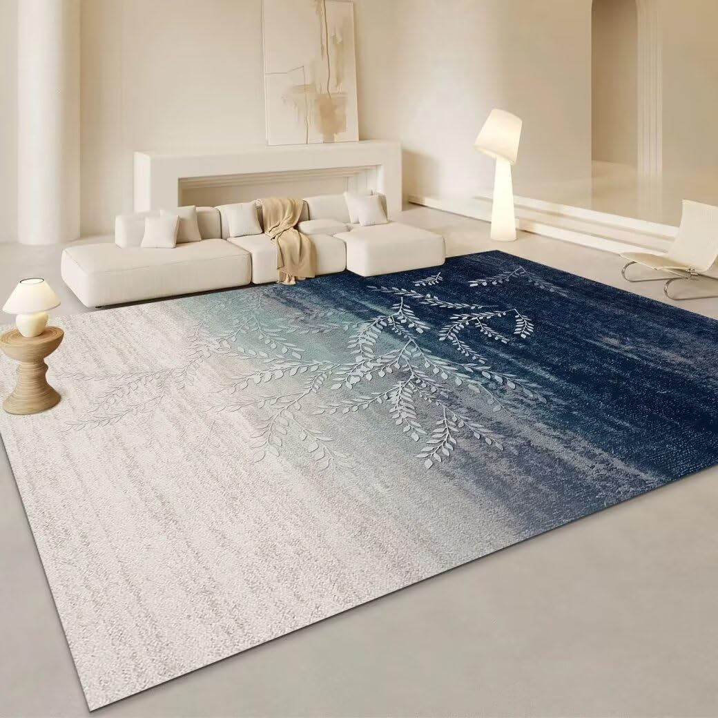 Grand tapis géométrique abstrait 100x160 cm : la qualité lavable pour sublimer vos sols