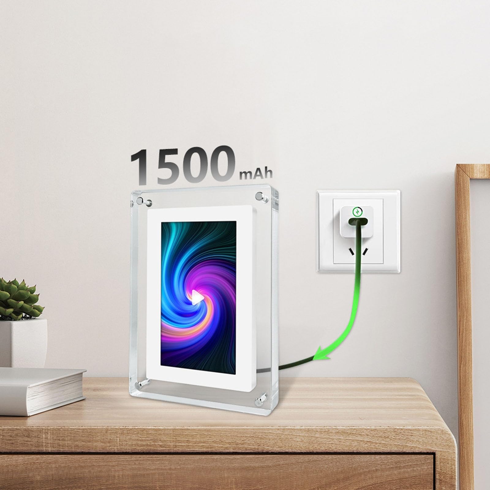 Amazon.com : 7-inch Transparent Digital Photo Frame, Smart