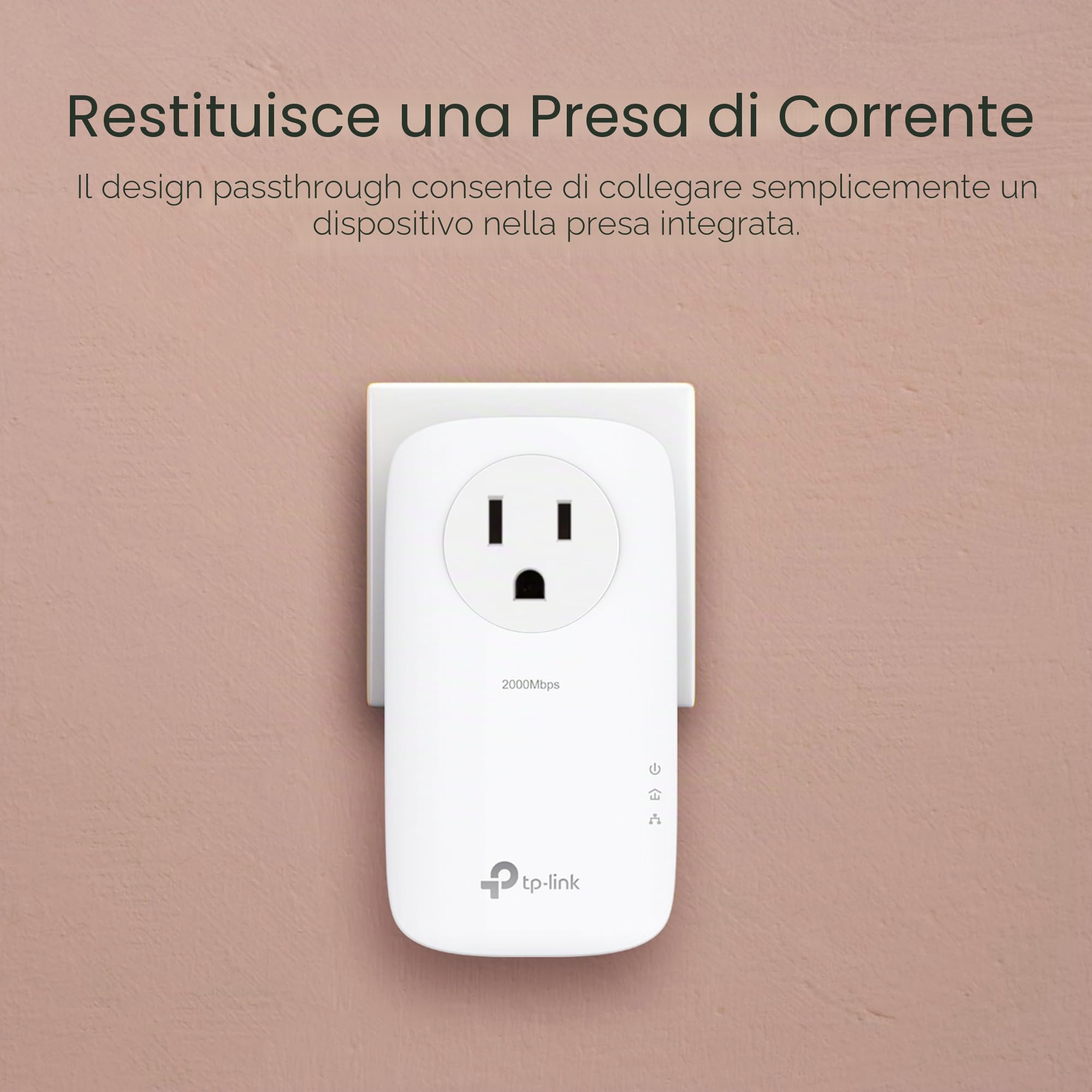 TP-LINK TL-PA9020P KIT adattatore di rete powerline Collegamento ethernet LAN Bianco 2 pezzo(i)
