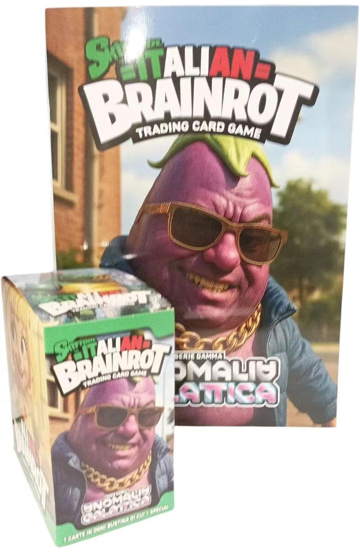 Skifidol Italian Brainrot 24 Sealed Bags + Blank Album Binder – Trading Card Game Collection 2025 Series 3 (Galactic Anomaly) Officina SRL