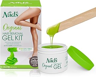 Nad's gel para remover bellos sin calor, kit de 6 oz (170 g).