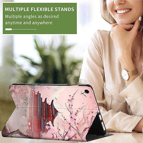 Vista 74 de Funda para Kindle de 6 pulgadas (11.ª generación, versión 2024/2022) delgada de piel sintética, ajustable, multiángulo, Smart Shell con función