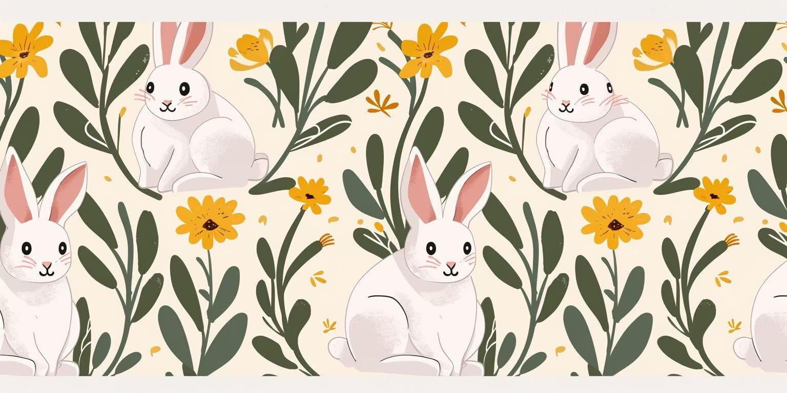 Diamond Painting Fleurs de Lapin 90x180 cm | Kit Broderie Diamant 5D Grand Format B493 - 8