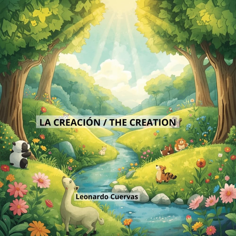 La Creación / The Creation: Cuento bilingüe ilustrado sobre la historia bíblica con actividades para colorear (Historias Bíblicas para Pequeños Corazones / Biblical Stories for Little Hearts)