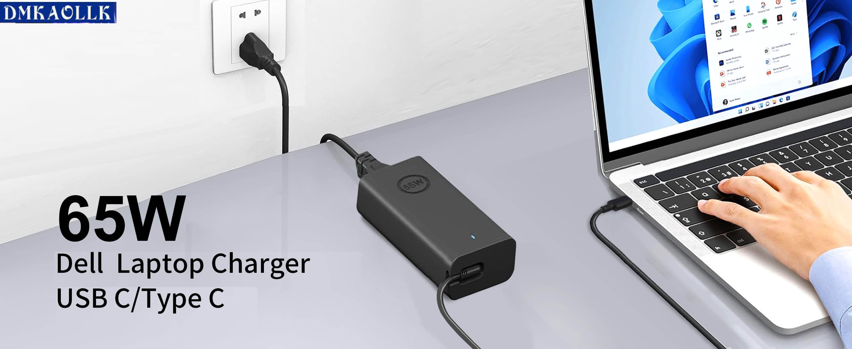 Amazon.com: 65W USB C Laptop Charger Compatible with Dell Laptop
