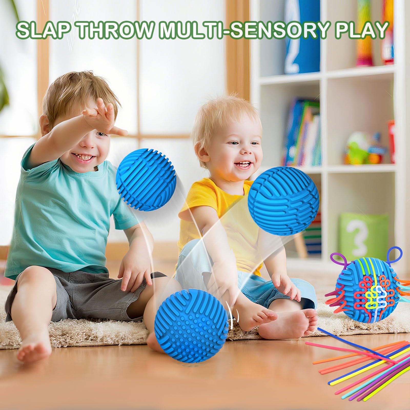 ddLUCK Full Silicone Sensory Activity Ball, Fidget Toys for Autism ADHD, Stress & Anxiety Relief - Image 4