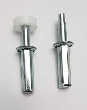 newlifeapp 9-1137 Premium Quality Bi-Fold Closet Door Top Pivot and Pivot Roller Guide Wheel, 7/8"