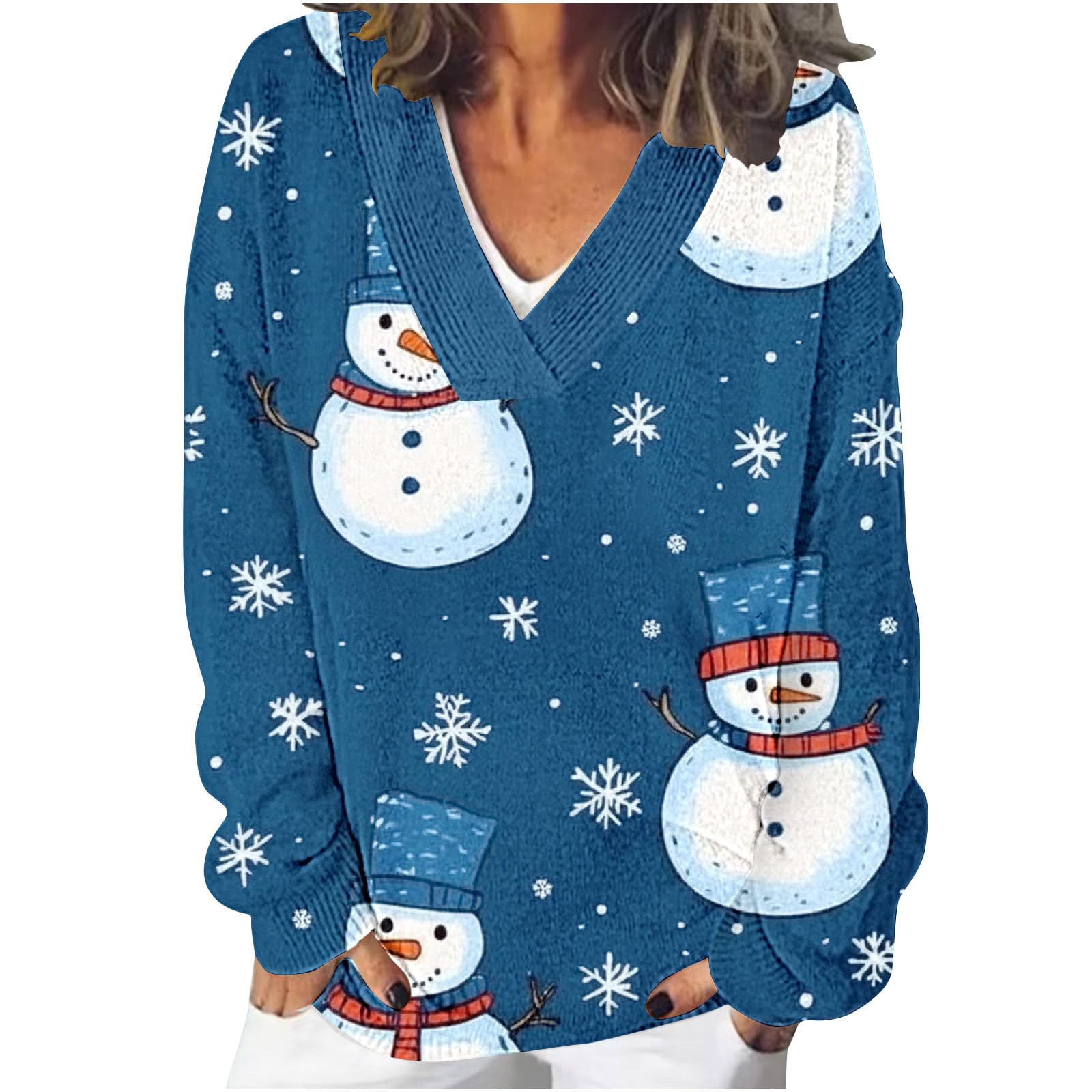 Nsicbmno Christmas Sweatshirt For Women Ugly Christmas Jumpers