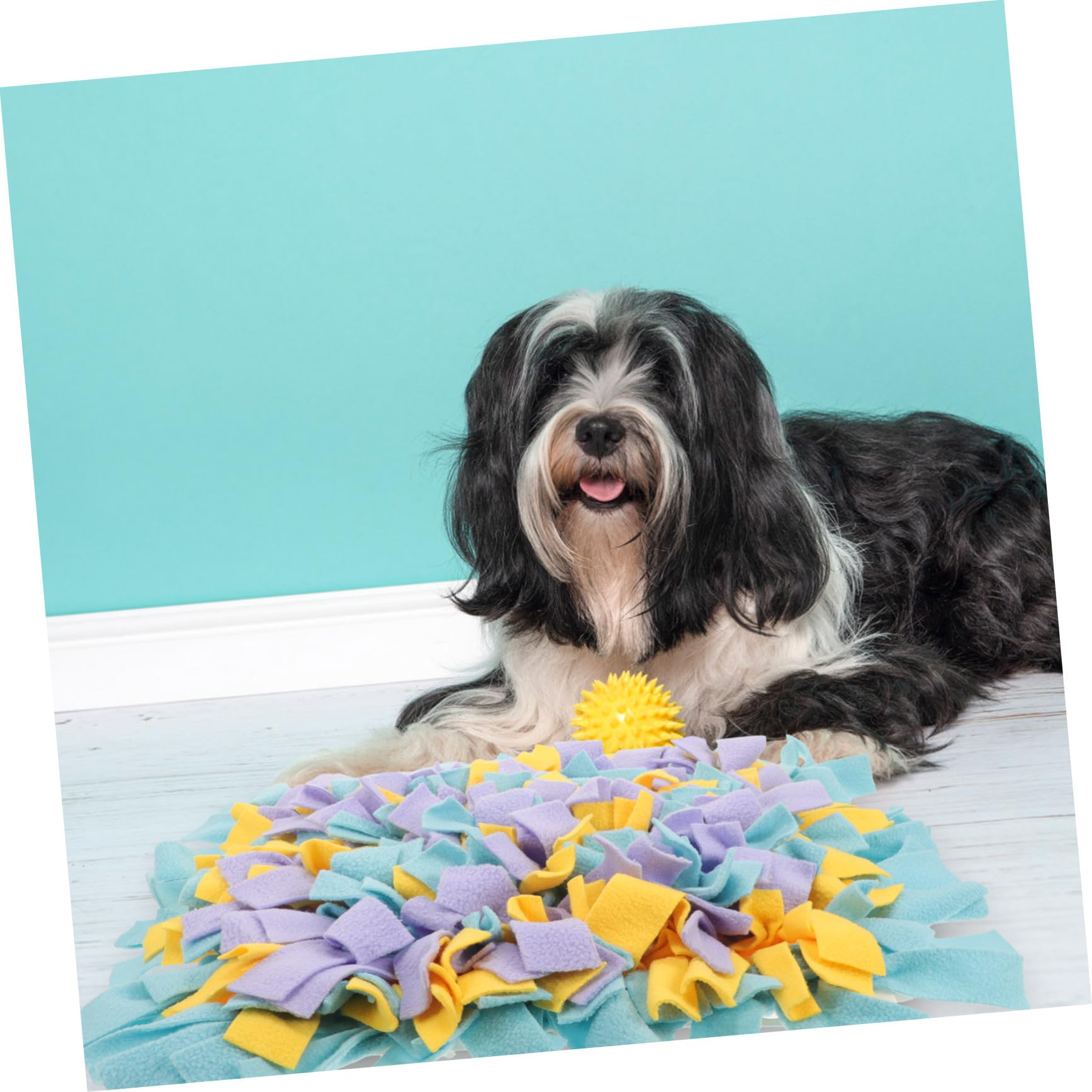 WOONEKY Alfombra De para Mat De Entrenamiento Interactivo Tapete Snuffle Resistente Mordeduras para Estimulación Mental y Alimentación De