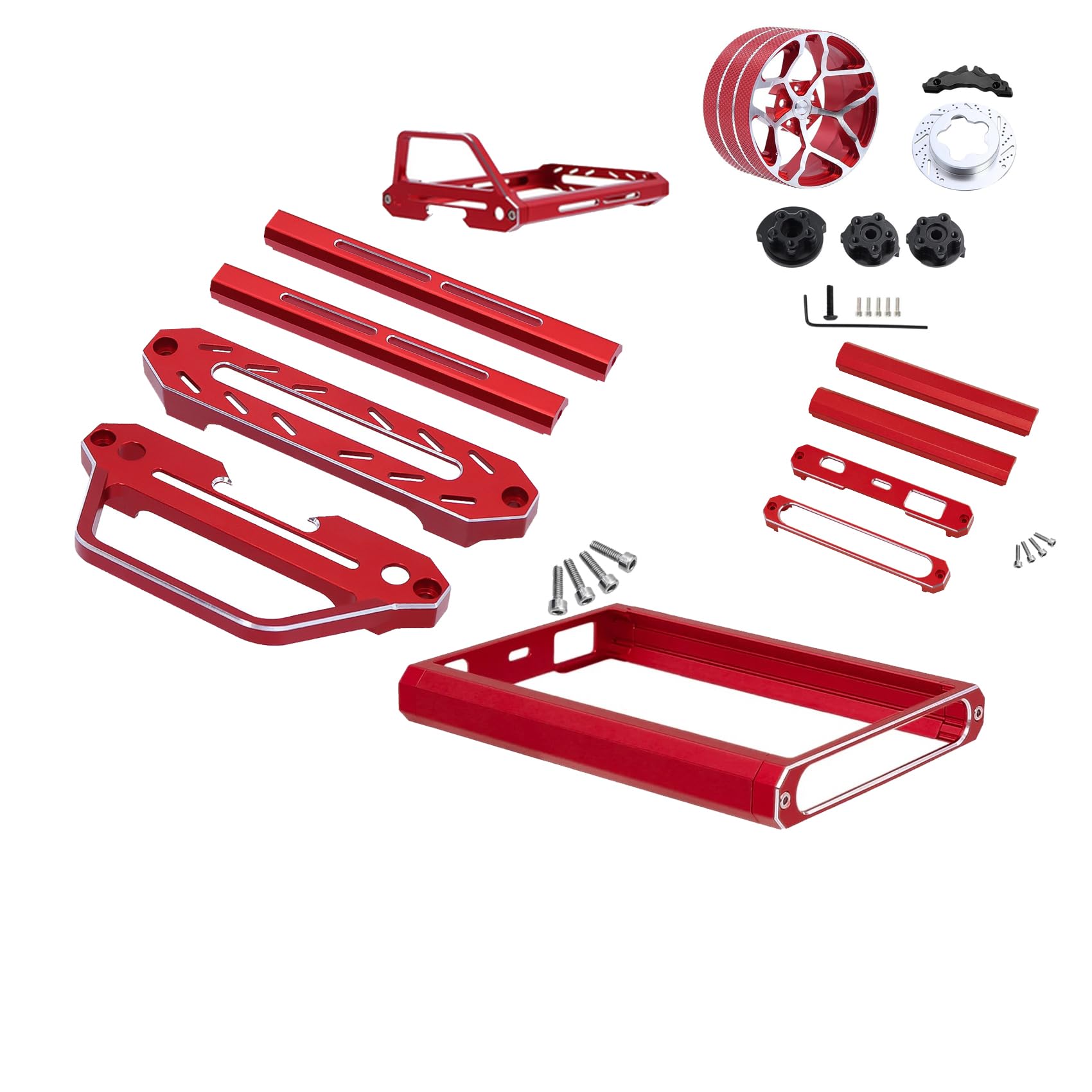 JOYSOG NB4 Metal Transmitter Protector Frame/Remote Control Metal Base/Transmitter Hand Wheel for Flysky Noble NB4 Remote Control Upgrade Parts (Style