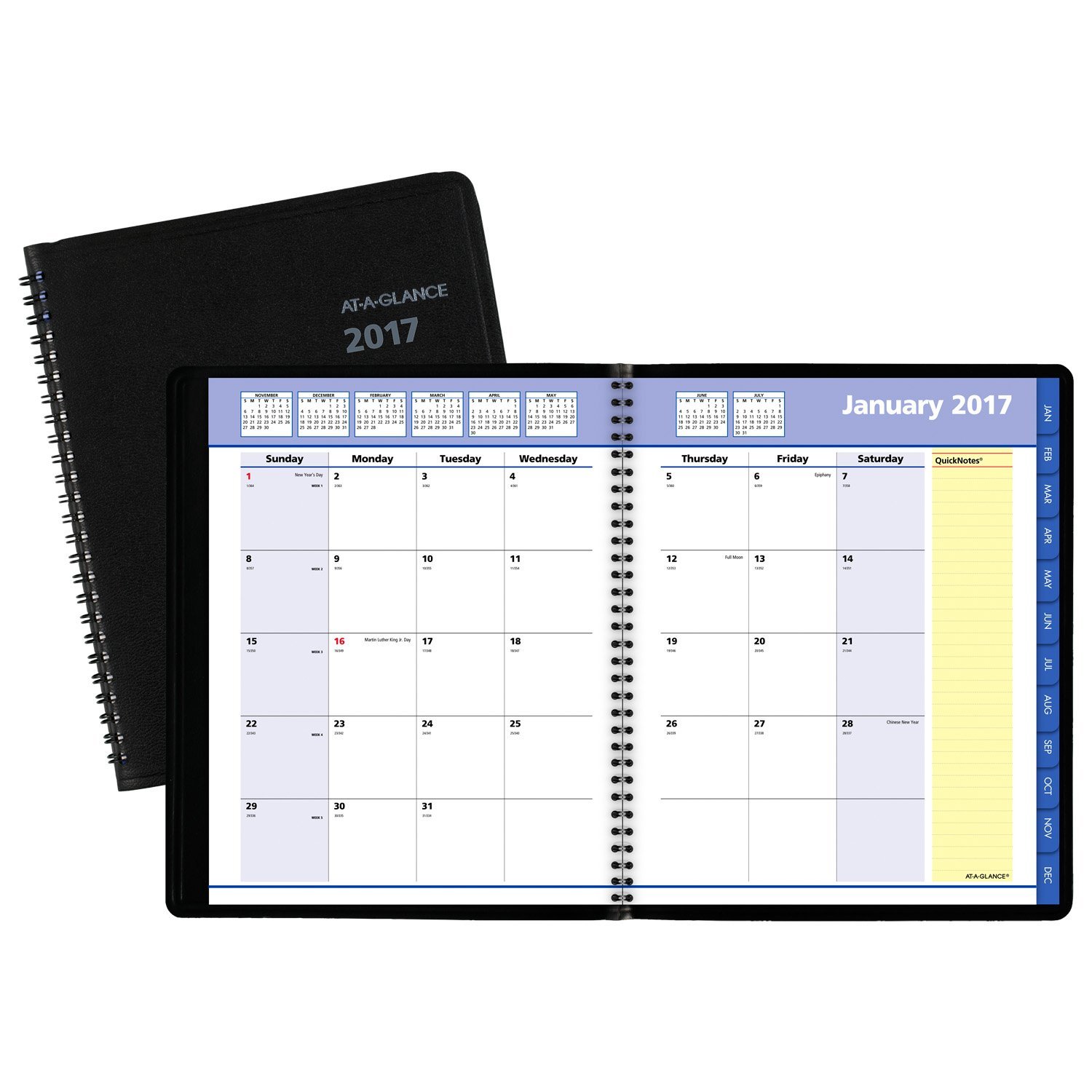 AT-A-GLANCE Monthly Planner 2017 - 6-7/8 X 8-3/4 Appointment