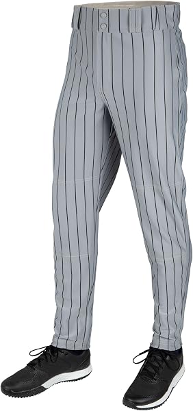 Champro Mens Triple Crown 2.0 Tapered Bottom Baseball Pants with Pinstripes