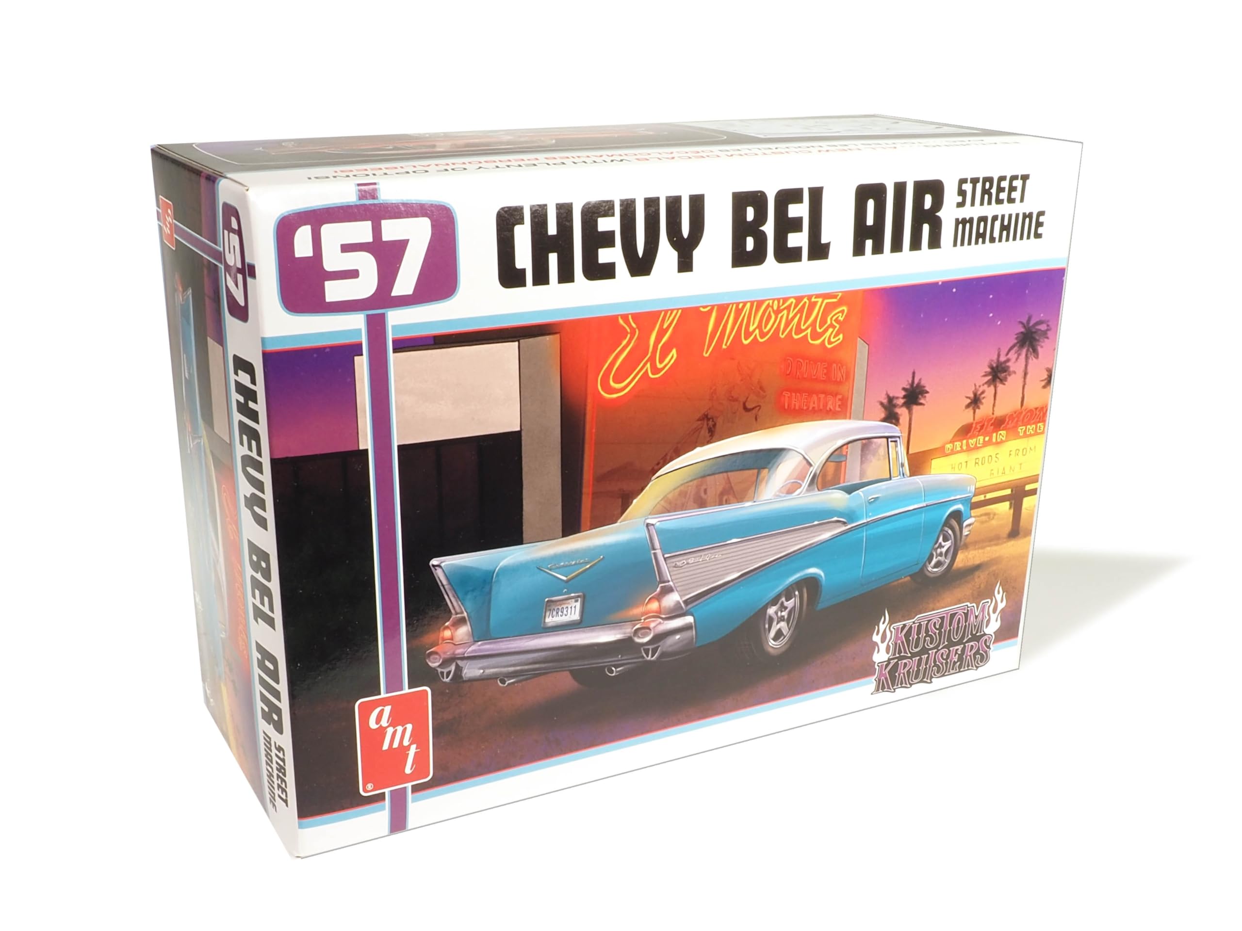 '57 CHEVY プラモデルキッド Amazon.com: AMT Skill 2 Model Kit 1957 Street Machine Kustom