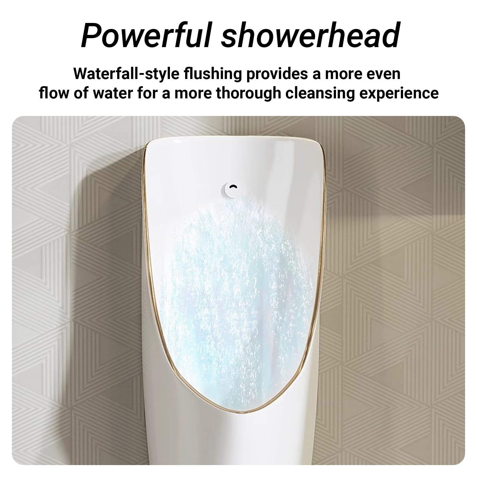 Orinal automático de pared para hombre con sensor, diseño antifugas, ideal para baños, hoteles, bares, baños públicos y al aire libre, uso nocturno