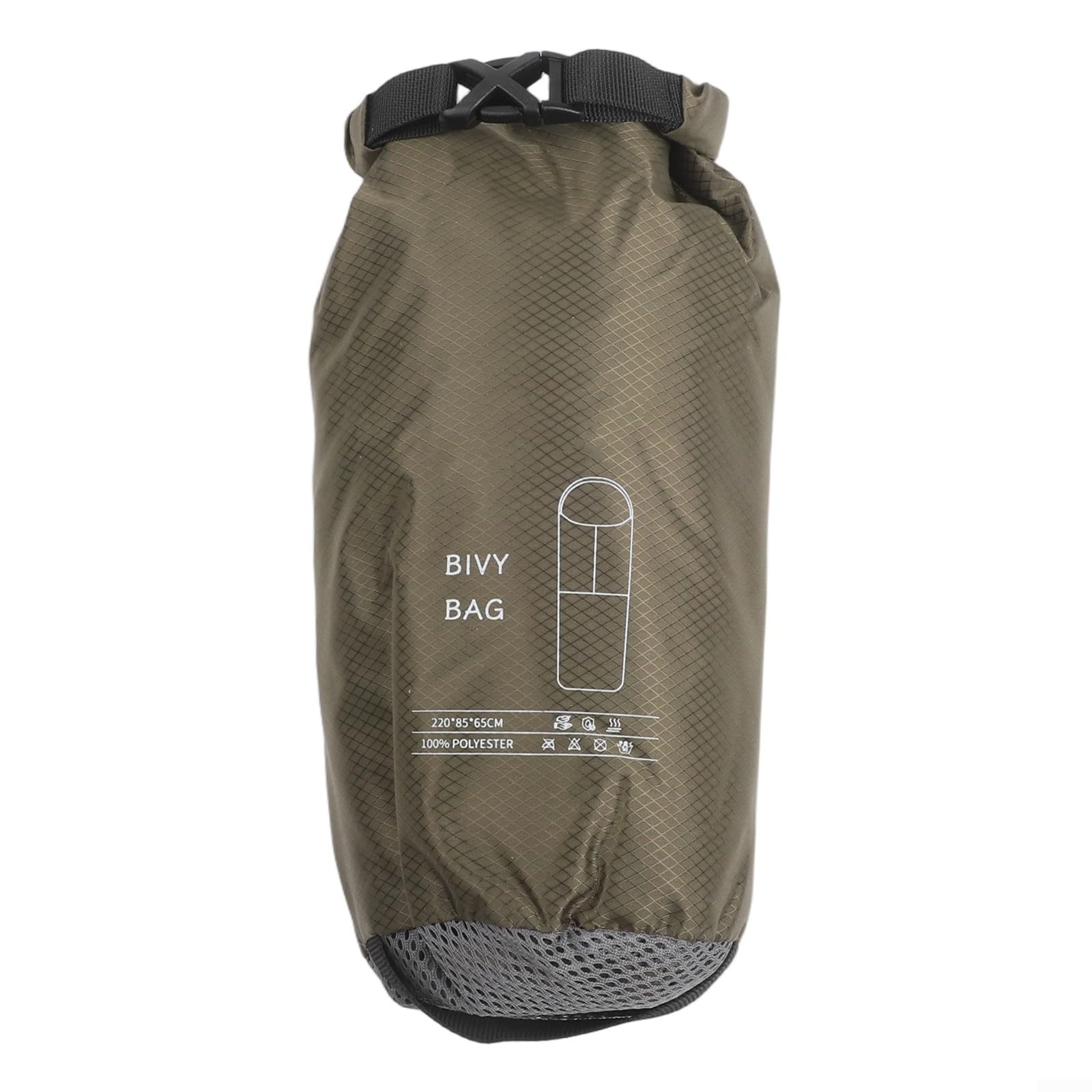 Sacco nanna leggero Bivy Sack traspirante impermeabile 5000 mm ultra leggero con tecnologia riflettente termica per campeggio escursionismo (verde)