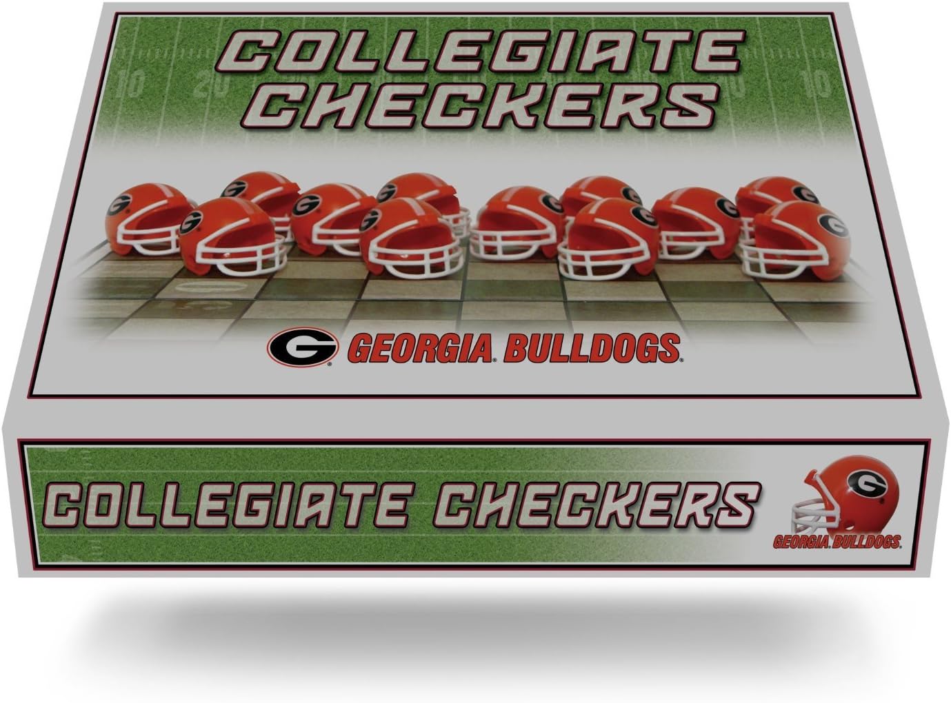 NCAA Georgia Bulldogs Mini Helmet Checker Set