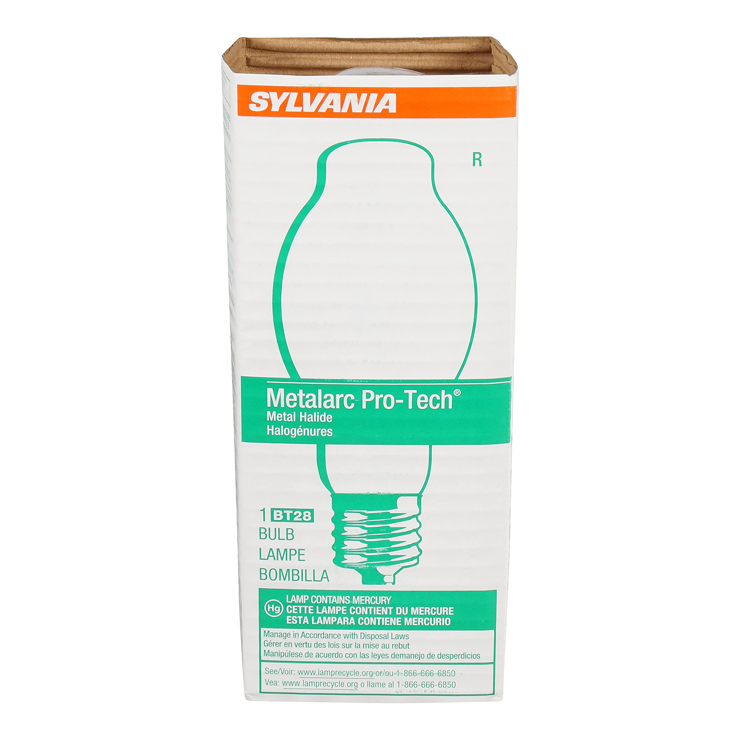 白磁染付仏塔　b81M 2420 Sylvania 250W Metal Halide BT28 Light Bulb, EX39 Base, Base
