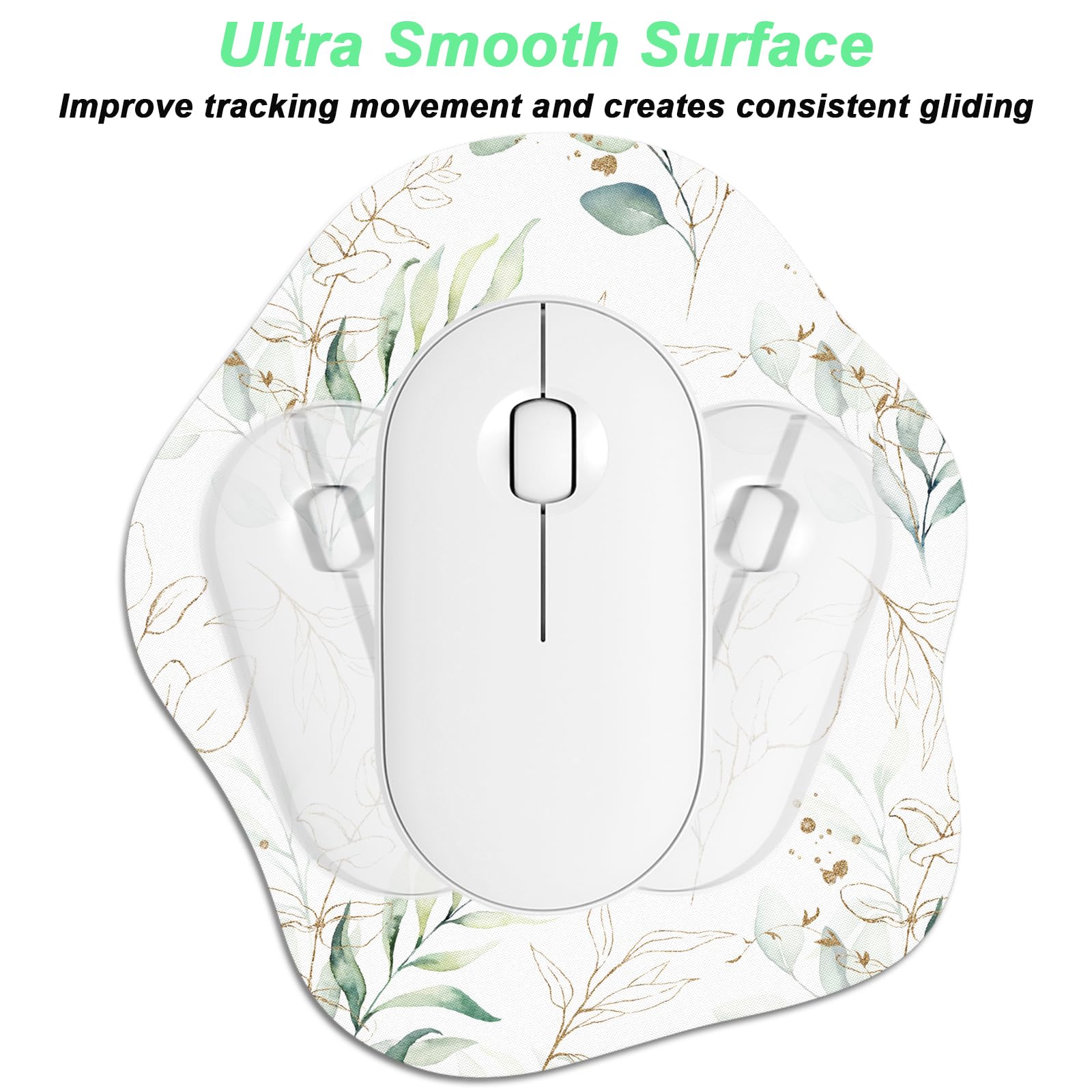 Rimilak Small Mouse Pad 6.5 X 7 Inch, Takes Up Wrist And Mouse Space, Waterproof Compact Mini Mouse Mat For Laptop Computer Wireless Mouse Keyboard Home Office Travel,Grey Black Mable - Buy - View #8