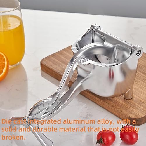 Miniatura 4 de Exprimidor de limón Exprimidor de cítricos Juicer Heavy Duty Fruit Juicer Silver Aluminum Classic