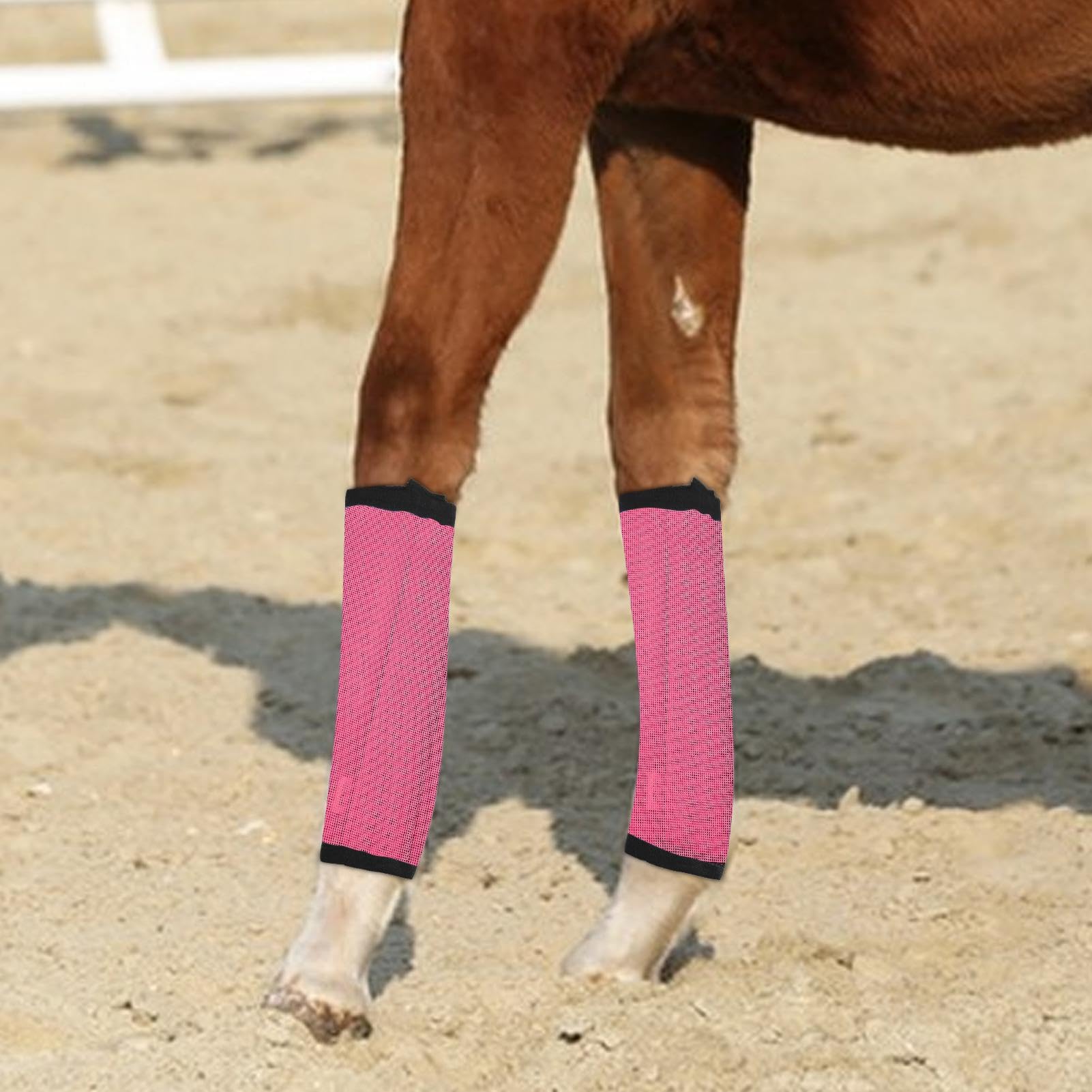 Bottes anti-mouches pour cheval, leggings réutilisables pour cheval, bottes de mouche, bottes de mouche durables, minimisent la fatigue des jambes et réduisent les coups de pied