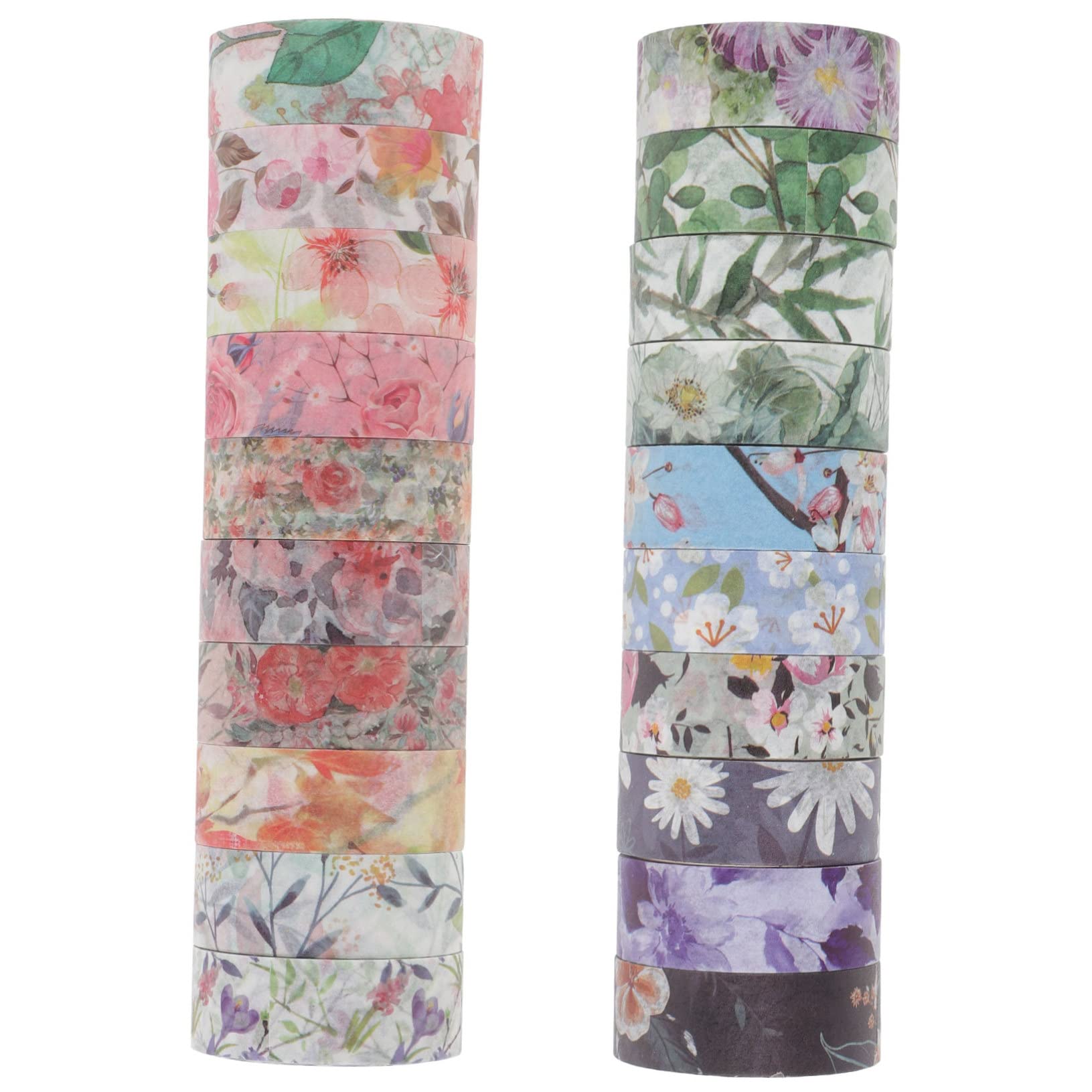 NUOBESTY 60rollen Washi Tape Set Dekorative Klebebänder Für Scrapbooking Handwerk Journale Karten Und Geschenkverpackungen Japanisches Verschiedene Designs