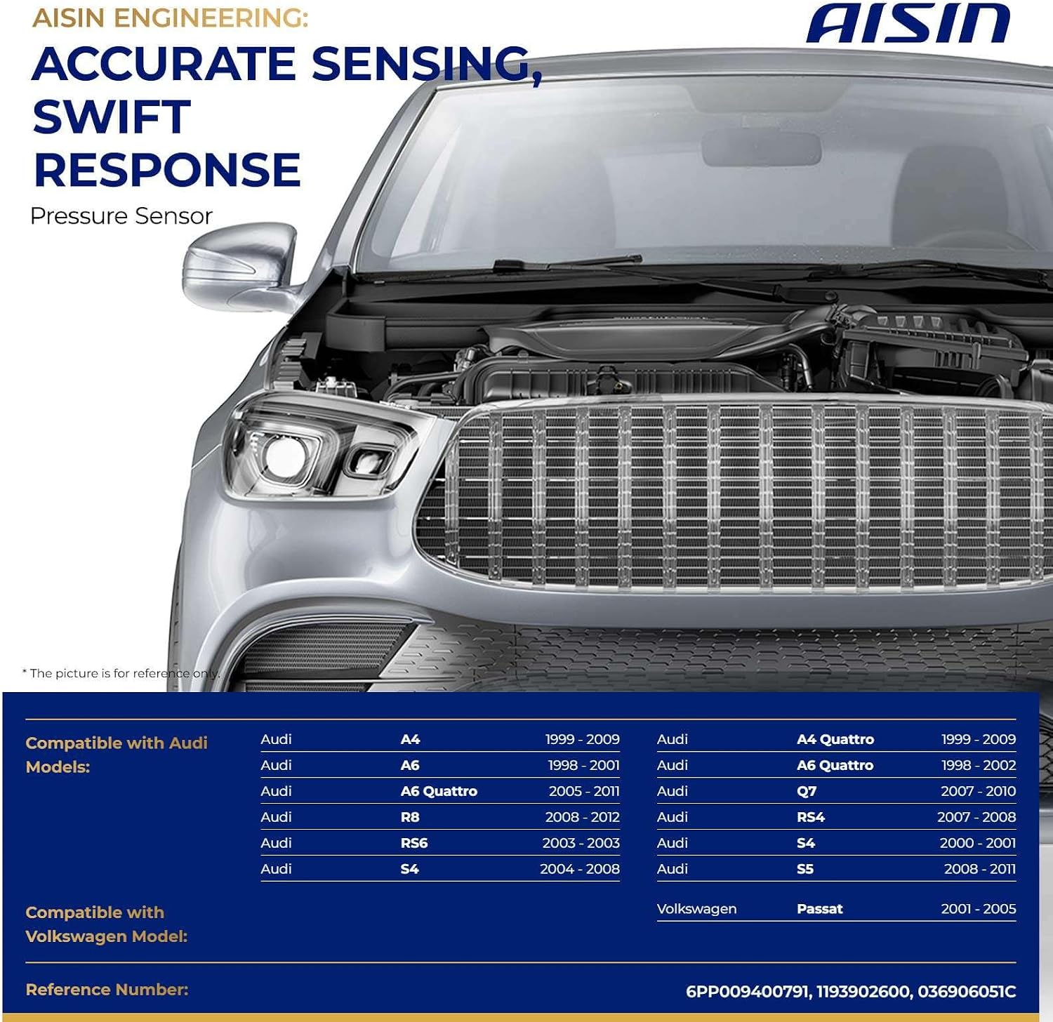 AISIN AFTERMARKET PRSVG-00034 Power Brake Booster Sensor