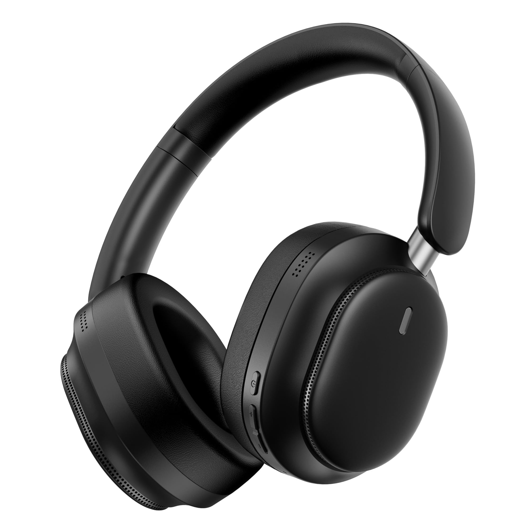 Photo 1 of Pointcinco Hybrid Active Noise Cancelling Headphones, Over Ear Bluetooth 6.0 Wireless Headphones, 50H Playtime, Deep Bass, HiFi Stereo Sound, Lightweight Foldable for Travel, Home and Office (Black)