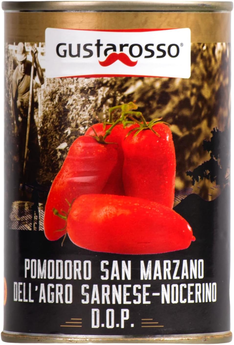 D.O.P. San Marzano Tomatoes Gustarosso DaniCoop – Campania, Italy - 400 gr (14.1 oz)