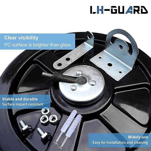 Miniatura 3 de Espejo convexo  Espejo de seguridad de 18 pulgadas para negocios, garaje, almacén, oficina. Espejo de seguridad de 18 pulgadas para interiores y