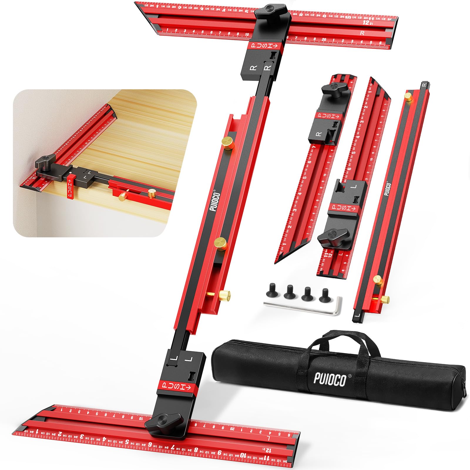 View 1 of **PARTS ONLY, MISSING PARTS** PUIOCO Stair Tread Template Tool