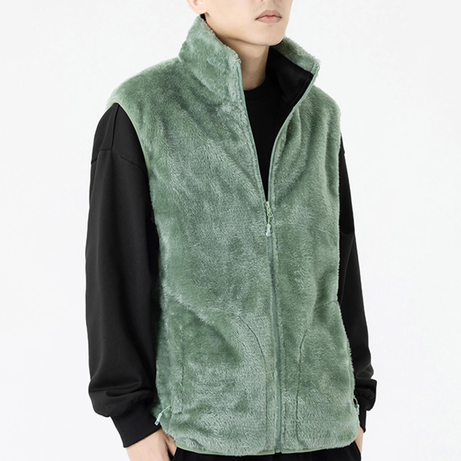 Kamizelka z polaru ogrzewana męska damska UK Kamizelka z pełnym zamkiem błyskawicznym Kurtki z kieszeniami Outdoor Soft Shell Elektryczne płaszcze grzewcze Kamizelka Unisex Ciepłe bez rękawó