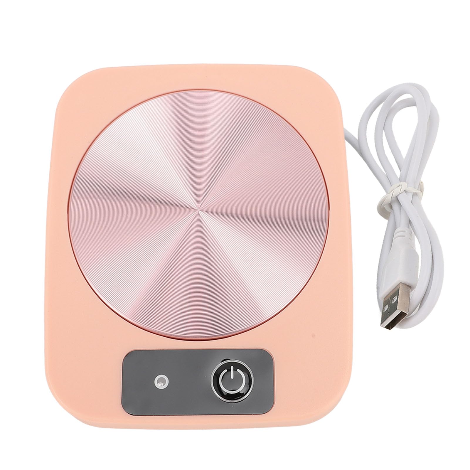 Termostat Podgrzewacz do Kubka do Kawy Podstawka Inteligentna, Szybka Poduszka Grzewcza do Domowego Biura (PINK)