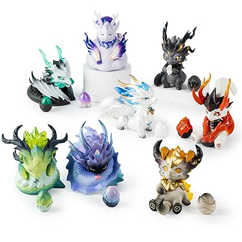 BEEMAI Mythical Beasts Administration Together with Loong Series 1PC Blind Box Figures, Random Design Cute Figures Collectible Toys Birthday Gifts - 1PC