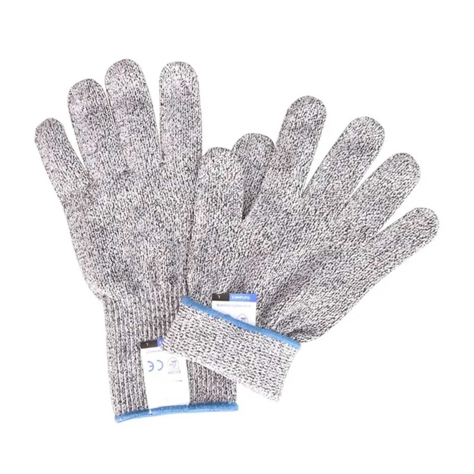 Gants de Travail de sécurité Anti-coupures - Niveau de Protection 5 - Certifiés ANSI EN388(Medium)