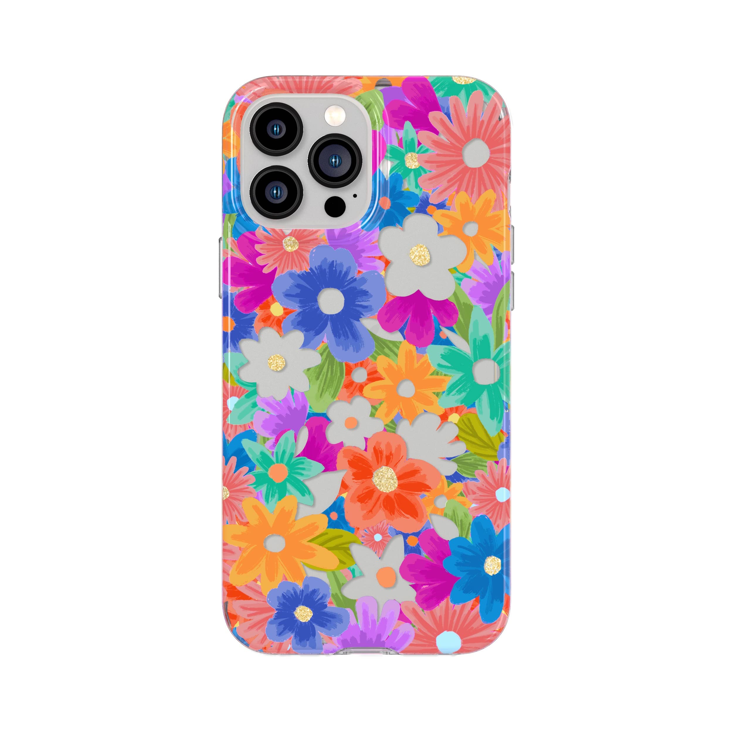 Tech21Evo Art Cutout Flora for iPhone 13 Pro Max – Protective Phone Case with Exclusive Artwork and 12ft Multi-Drop Protection