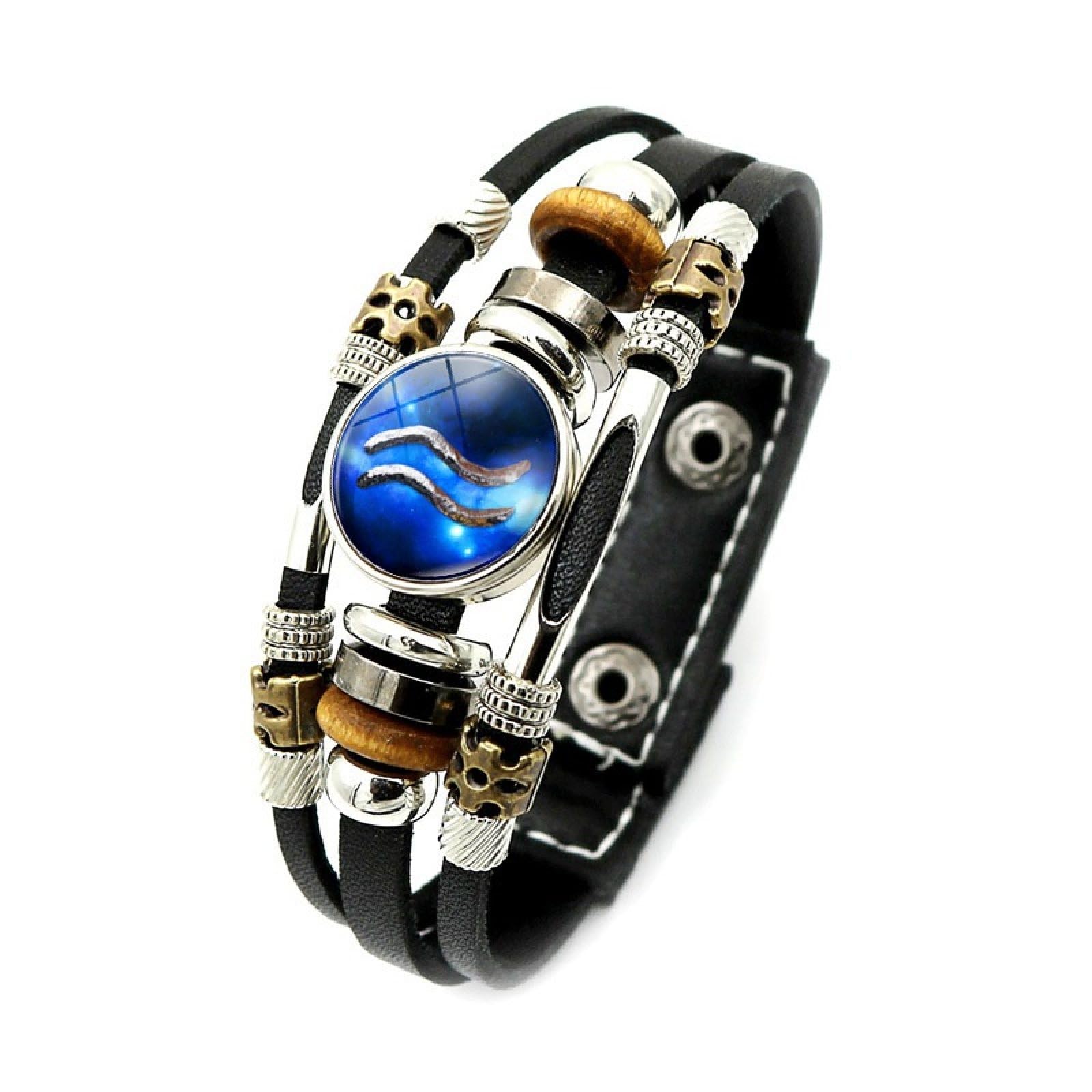 CECE&COLE Bracciale Costellazione Luminosa, Perline Nere Bracciale