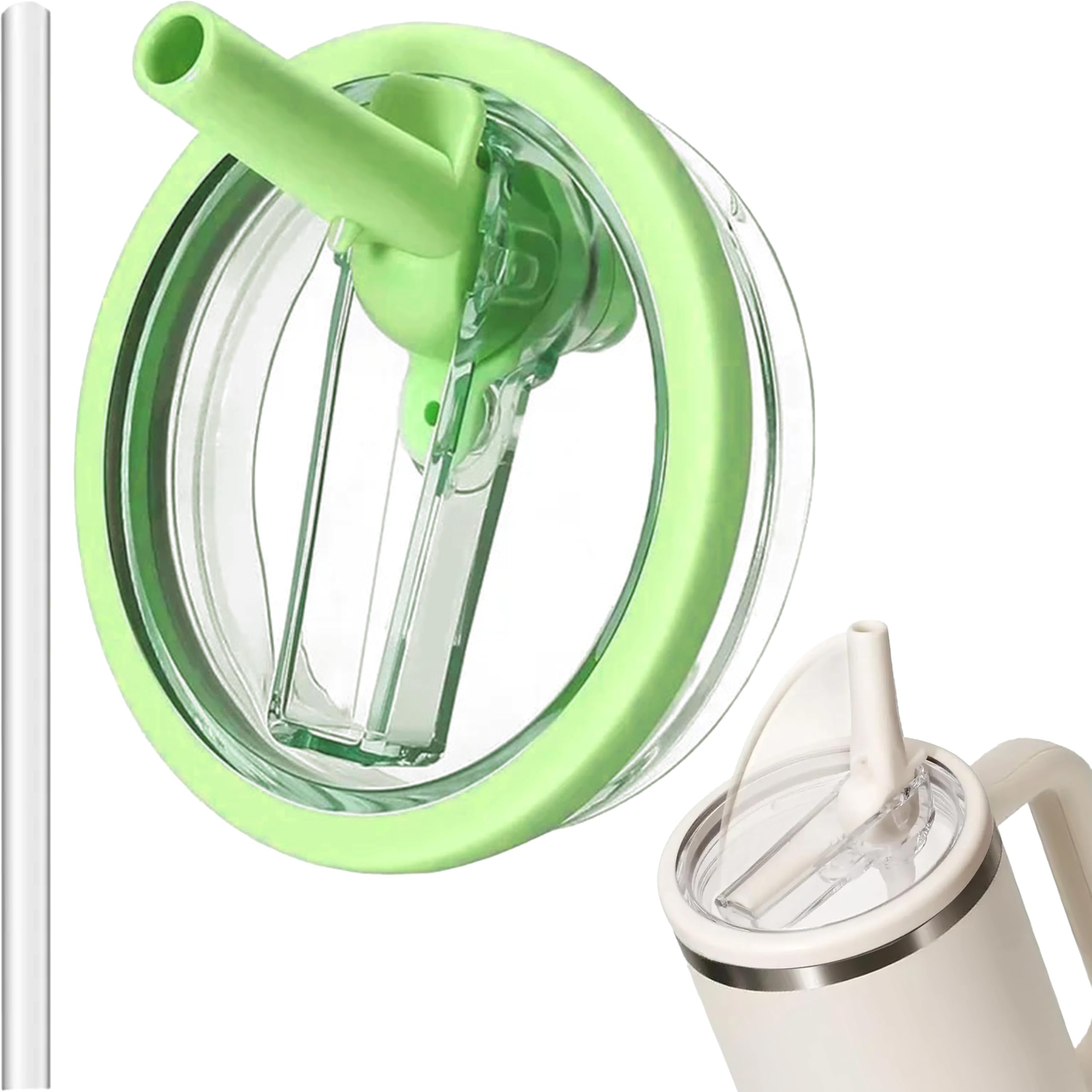 Amazon.co.jp: SCLAB タンブラー 蓋 漏れ防止 密閉 ストロー付き 1.18L