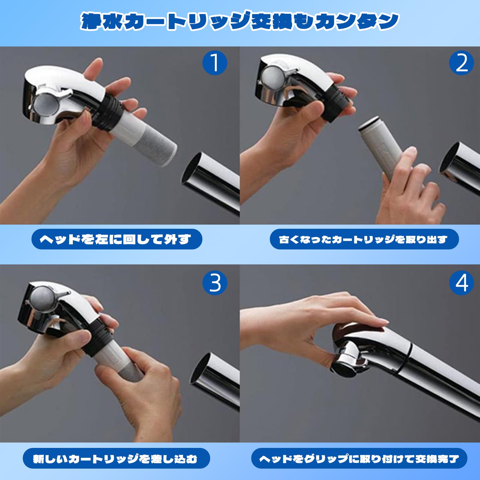 Amazon | TH658-3 浄水カートリッジ 3個入り 交換用浄水器カートリッジ