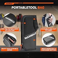 Vista 6 de Juego de herramientas de recogida magnética telescópica con bolsa portátil, linterna extensible con espejo de inspección de 360, regalos para el día